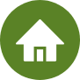 house icon on green circle background