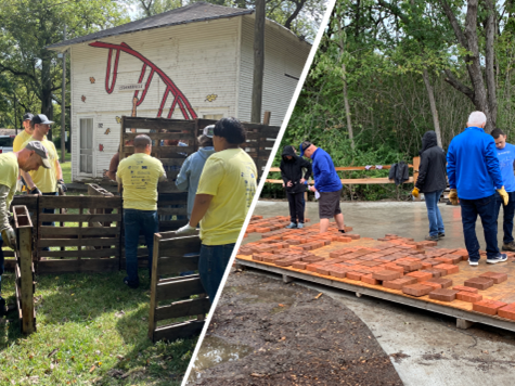 Evergy employees participating in United Way Day of Caring